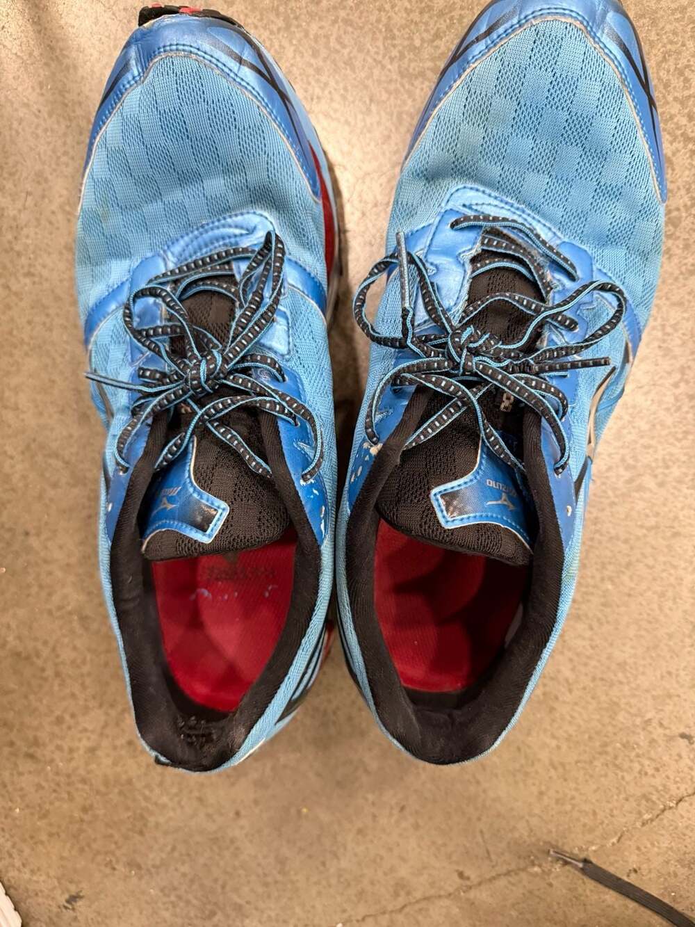 Mizuno Wave Prophecy 2 Blue Red Men's Running Shoes Size 11 - Picture 2 of 10